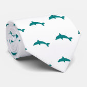 Lächelnde Dolphin Krawatte (Gerollt)