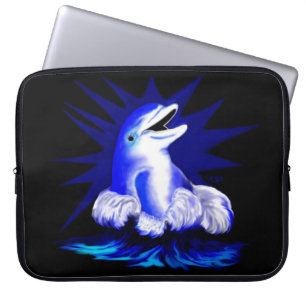 Lächelnde Dolphin Laptopschutzhülle