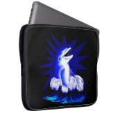 Lächelnde Dolphin Laptopschutzhülle (Vorne Rechts)