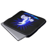 Lächelnde Dolphin Laptopschutzhülle (Vorne Knopf)