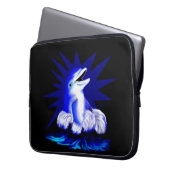Lächelnde Dolphin Laptopschutzhülle (Vorderseite Links)