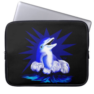 Lächelnde Dolphin Laptopschutzhülle