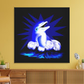 Lächelnde Dolphin Leinwanddruck (Insitu (Wohnzimmer))