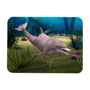 Lächelnde Dolphin Magnet