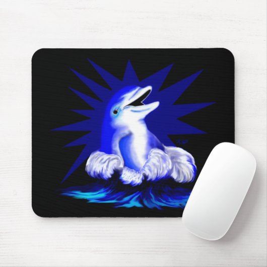 Lächelnde Dolphin Mousepad (Mit Mouse)