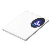 Lächelnde Dolphin Notizblock (Rotiert)