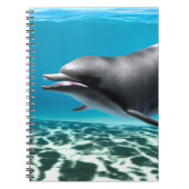 Lächelnde Dolphin Notizblock (Vorderseite)