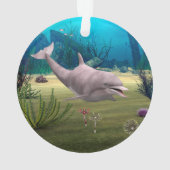 Lächelnde Dolphin Ornament (Rückseite)