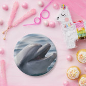 Lächelnde Dolphin Pappteller (Party)