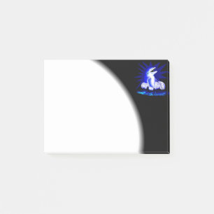 Lächelnde Dolphin Post-it Klebezettel