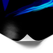 Lächelnde Dolphin Poster (Ecke)