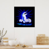 Lächelnde Dolphin Poster (Küche)