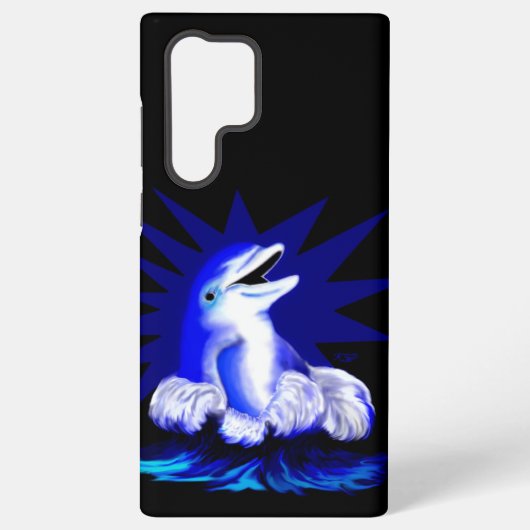 Lächelnde Dolphin Samsung Galaxy Hülle (Rückseite)