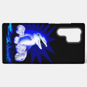 Lächelnde Dolphin Samsung Galaxy Hülle (Rückseite (Horizontal))