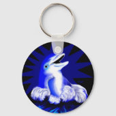 Lächelnde Dolphin Schlüsselanhänger (Vorderseite)