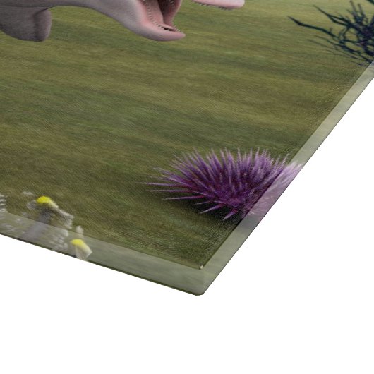 Lächelnde Dolphin Schneidebrett (Ecke)