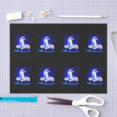 Lächelnde Dolphin Seidenpapier (Handwerk)