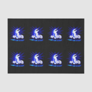 Lächelnde Dolphin Seidenpapier