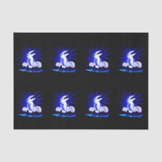 Lächelnde Dolphin Seidenpapier (Vorderseite)