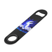 Lächelnde Dolphin Speedflaschenöffner (Vorderseite Schrägansicht)