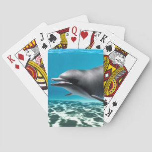 Lächelnde Dolphin Spielkarten