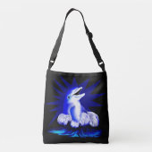 Lächelnde Dolphin Tragetaschen Mit Langen Trägern (Rückseite)