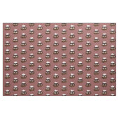 Lächelnde Eiscreme überstieg Schokoladenkuchen Stoff (Yard (91,4 cm))