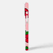 Lächelnde Erdbeere mit rosigen Wangen Case-Mate iPhone Hülle (Rückseite / Links)