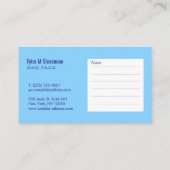 Lächelnde Erinnerung für die Ernennung von Zahnärz Terminkarte (Rückseite)