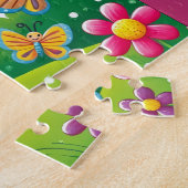"LÄCHELNDE FEE & SCHMETTERLINGE" PUZZLE (Seite)