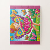"LÄCHELNDE FEE & SCHMETTERLINGE" PUZZLE (Vertikal)