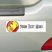 Lächelnde Flagge Spaniens Autoaufkleber (Auf Auto)