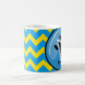 Lächelnde Flagge von Saint Lucia Kaffeetasse (Mittel)