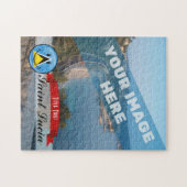 Lächelnde Flagge von Saint Lucia Puzzle (Horizontal)