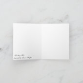 Lächelnde Fox-Anmerkungs-Karte Karte (Innenseite)