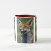 Lächelnde Fox-Tasse Tasse (Zentrum)