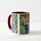 Lächelnde Fox-Tasse Tasse (Vorderseite Links)