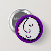 Lächelnde Fratze Button (Vorne & Hinten)