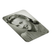 Lächelnde Frau 2 Magnet (Rechte Seite)