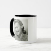 Lächelnde Frau 2 Tasse (Vorderseite Links)