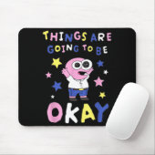 Lächelnde Freunde Es Wird Okay Sein M Einkaufswage Mousepad (Mit Mouse)