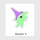 Lächelnde Freunde Glep Psychische Kieselsteine Erw Aufkleber (Blatt)