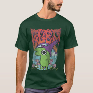 Lächelnde Freunde Glep Vintage Heavy Metal Blumen  T-Shirt