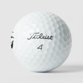 Lächelnde frische Gefühle Emoticon Golfball (Logo)