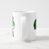 Lächelnde Frösche Jumbo-Tasse (Rückseite)