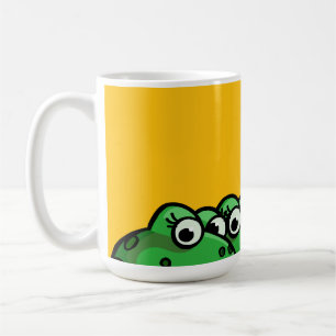 Lächelnde Frösche Kaffeetasse