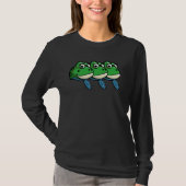 Lächelnde Frösche T-Shirt (Vorderseite)