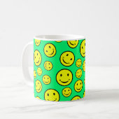 Lächelnde Gesichter Kaffeetasse (Vorderseite Links)