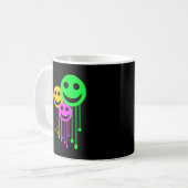 Lächelnde Gesichter Kaffeetasse (Vorderseite Links)
