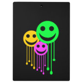 Lächelnde Gesichter Klemmbrett (Rückseite)
